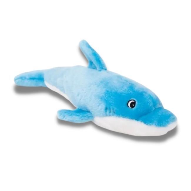 Zippy Paws Plush Squeaky Jigglerz Dog Toy - Dolphin